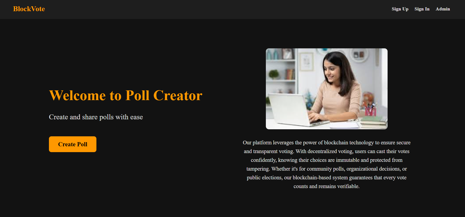 Vote3.0:Decentralised Voting Platform